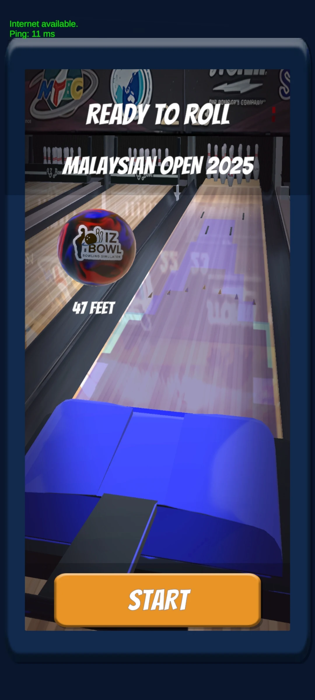 IZ bowl bowling simulator screenshot